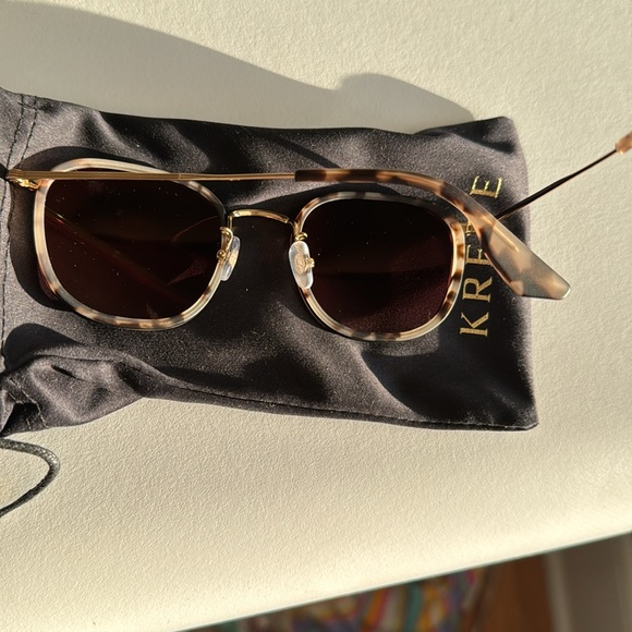 KREWE Accessories Krewe Hyde Matte Tortoise Mirrored Lens Sunglasses Poshmark